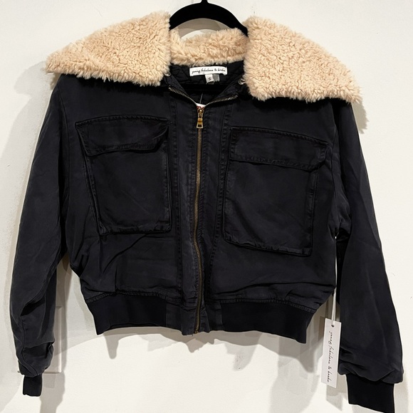 Young fabulous & broke Earhart Jacket in MIDNIGHT - Picture 4 of 6